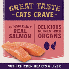 Natural Balance Ultra Protein Plus Dry Cat Food, Skin & Coat and Digestive Health, Real Salmon & Chicken Meal Recipe, 2.5 lbs.