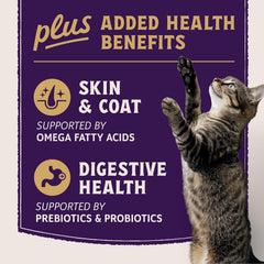 Natural Balance Ultra Protein Plus Dry Cat Food, Skin & Coat and Digestive Health, Real Salmon & Chicken Meal Recipe, 5 lbs.