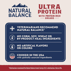 Natural Balance Ultra Protein Kitten Dry Cat Food, Real Chicken & Chicken Meal Recipe, 6 lbs.