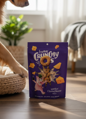 Fromm Crunchy Os Smokin' CheesePlosions Dog Treats - Premium Crunchy Dog Treats - Pork Recipe.