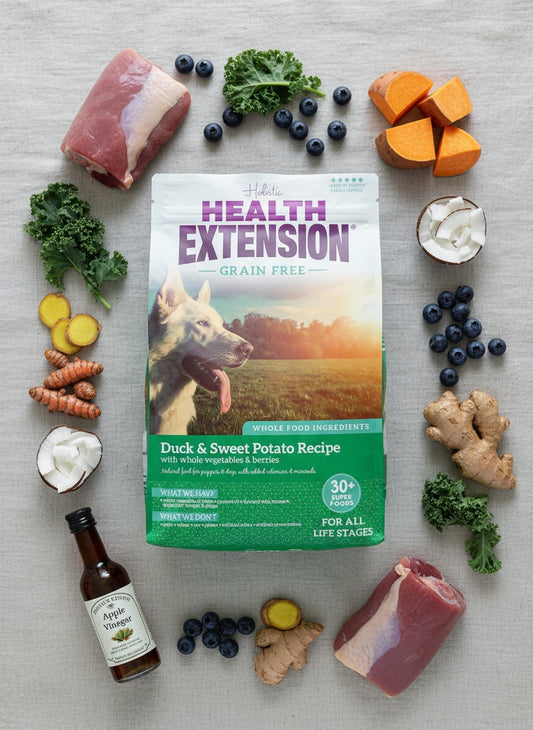 Health Extension Grain Free Venison Dry Dog Food 4 lb
