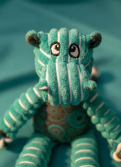 KONG Floppy Knots Hippo Dog Toy – Small/Medium Green