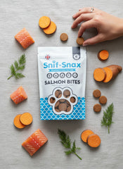Snif Snax Salmon Bites Dog Treats 3 oz