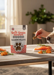 Snif Snax Salmon Fillets Dog Treats 3 oz