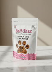 Snif Snax Salmon Skin Crackling Dog Treats 1.5 oz