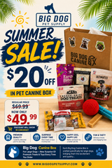 Big Dog Canine Box for Large Dogs – New Surprise of Premium Treats & Toys Every Time You Order