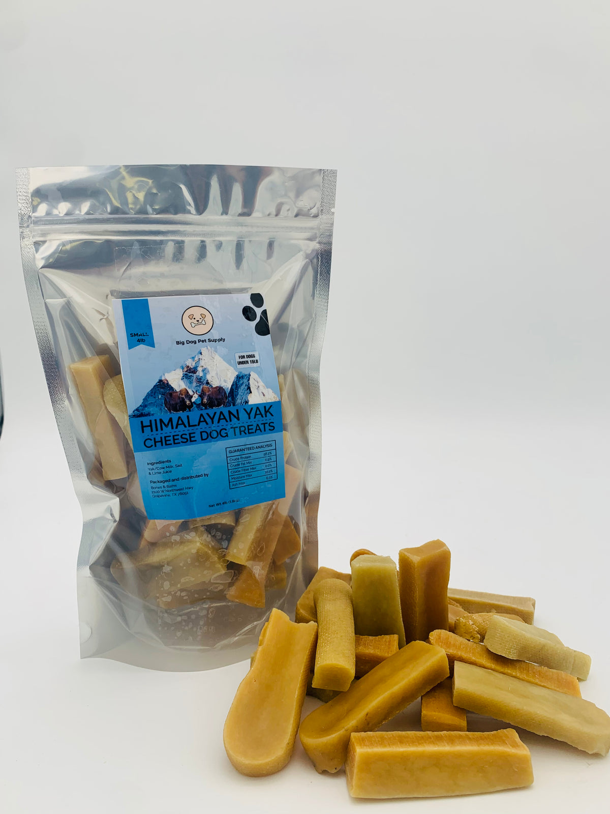 Big Dog Pet Supply Himalayan Yak Cheese Dog Treat-Small