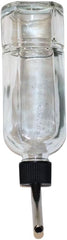Lixit® Chew Proof Flat Sided Water Bottles for Rabbits, Ferrets, Rats, Birds, Hamsters, Guinea Pigs, Chinchillas Gerbils and Other Small Animals - Made in USA (Clear, 6 Ounce)