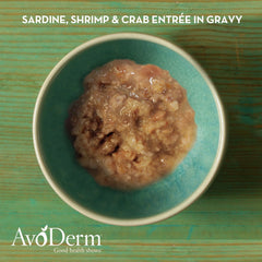 Avoderm, Cat Food Sardine, Shrimp & Crab Meat Entree, 3 oz,24 PK