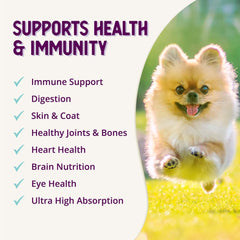Health Extension Lifetime Multivitamin and Mineral Tablets for Dogs & Puppies, 30 Tablets - Immune, Digestion, Joint Support, Coat & Skin Health