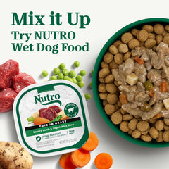 Nutro Natural Choice Small Bites Dry Dog Food, Adult Dog Food Dry Lamb and Brown Rice Recipe, 12 lbs