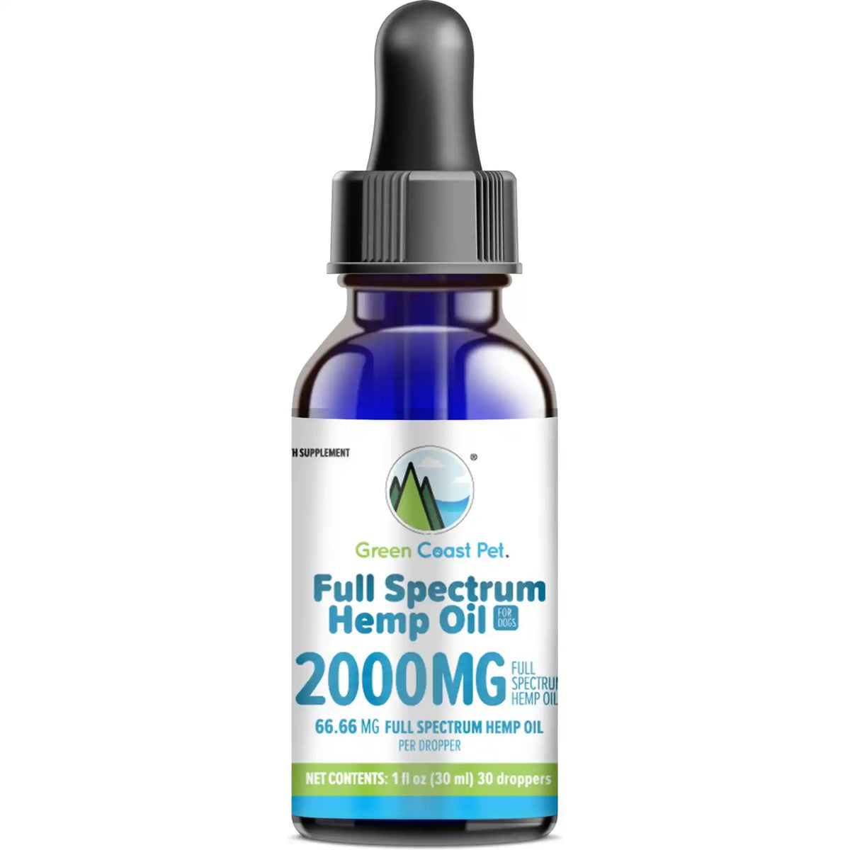 Full Spectrum Hemp Oil for Dogs 2000 mg