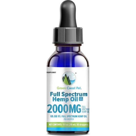 Full Spectrum Hemp Oil for Dogs 2000 mg