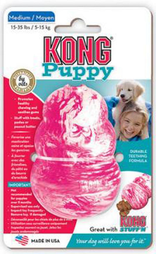 KONG Puppy Dog Toy, Medium, Assorted Colors