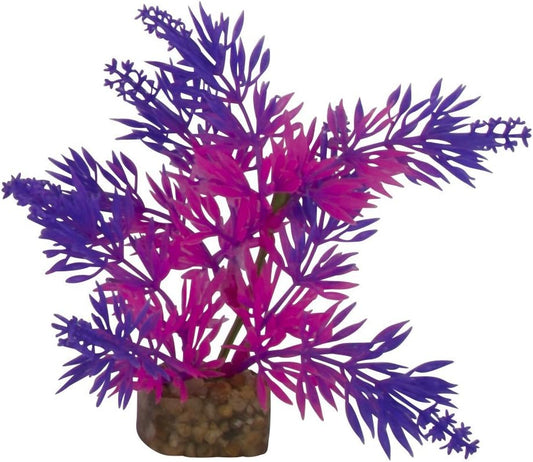 GloFish 78087 Plant for Fish, Purple/Pink, Small