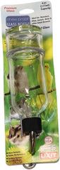 Lixit® Chew Proof Flat Sided Water Bottles for Rabbits, Ferrets, Rats, Birds, Hamsters, Guinea Pigs, Chinchillas Gerbils and Other Small Animals - Made in USA (Clear, 6 Ounce)