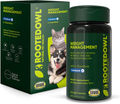 Rooted Owl® Metabolism Support - L-Carnitine Supplement for Dogs and Cats