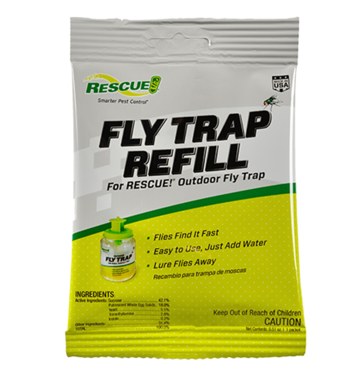 RESCUE! Reusable Fly Trap Bait Refill – Outdoor Use