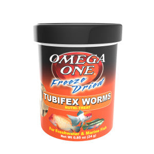 Omega One Freeze Dried Tubifex Worms