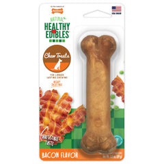 Nylabone Healthy Edibles Natural Dog Chews Long Lasting Bacon Flavor Treats for Dogs