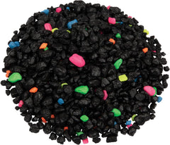 GloFish Aquarium Gravel, Fish Tank Gravel, Black With Fluorescent Accents, Compliments GloFish Tanks, 5 lb Bag