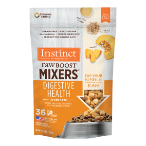 INSTINCT CAT FREEZE-DRIED RAW BOOST MIXER GRAIN FREE DIGESTIVE HEALTH 5.5OZ
