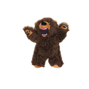 MIGHTY- Angry Animal Bear - Squeaker-Multiple Layers. Made Durable, Strong & Tough. Interactive Play (Tug, Toss & Fetch). Machine Washable & Floats