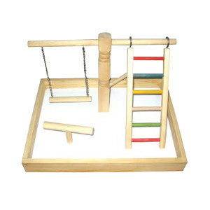 A&E Cage Company Play Station Hbk Wood