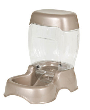 Petmate Pet Cafe Feeder Dog and Cat Feeder Pearl Tan, Made in USA