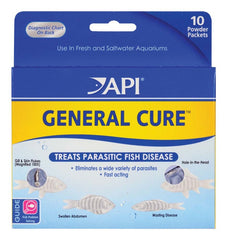 API General Cure Freshwater and Saltwater Fish Powder Medication