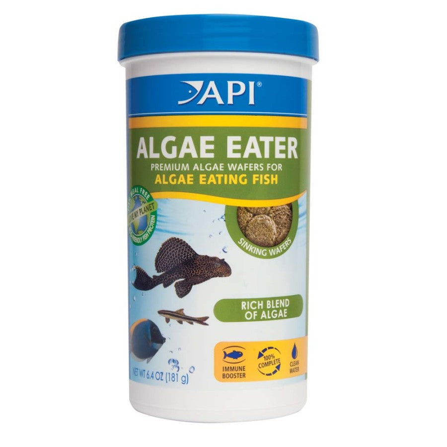 API Algae Eater Pea Protein Natural Pre-Biotic Algae Wafer with spirulina for Algae Eating Fish
