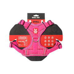 Boss Dog Tactical Harness, Hot Pink
