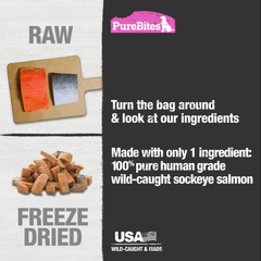Freeze Dried Dog Treats, Salmon