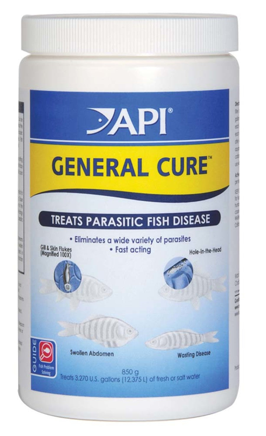 API General Cure Freshwater and Saltwater Fish Powder Medication
