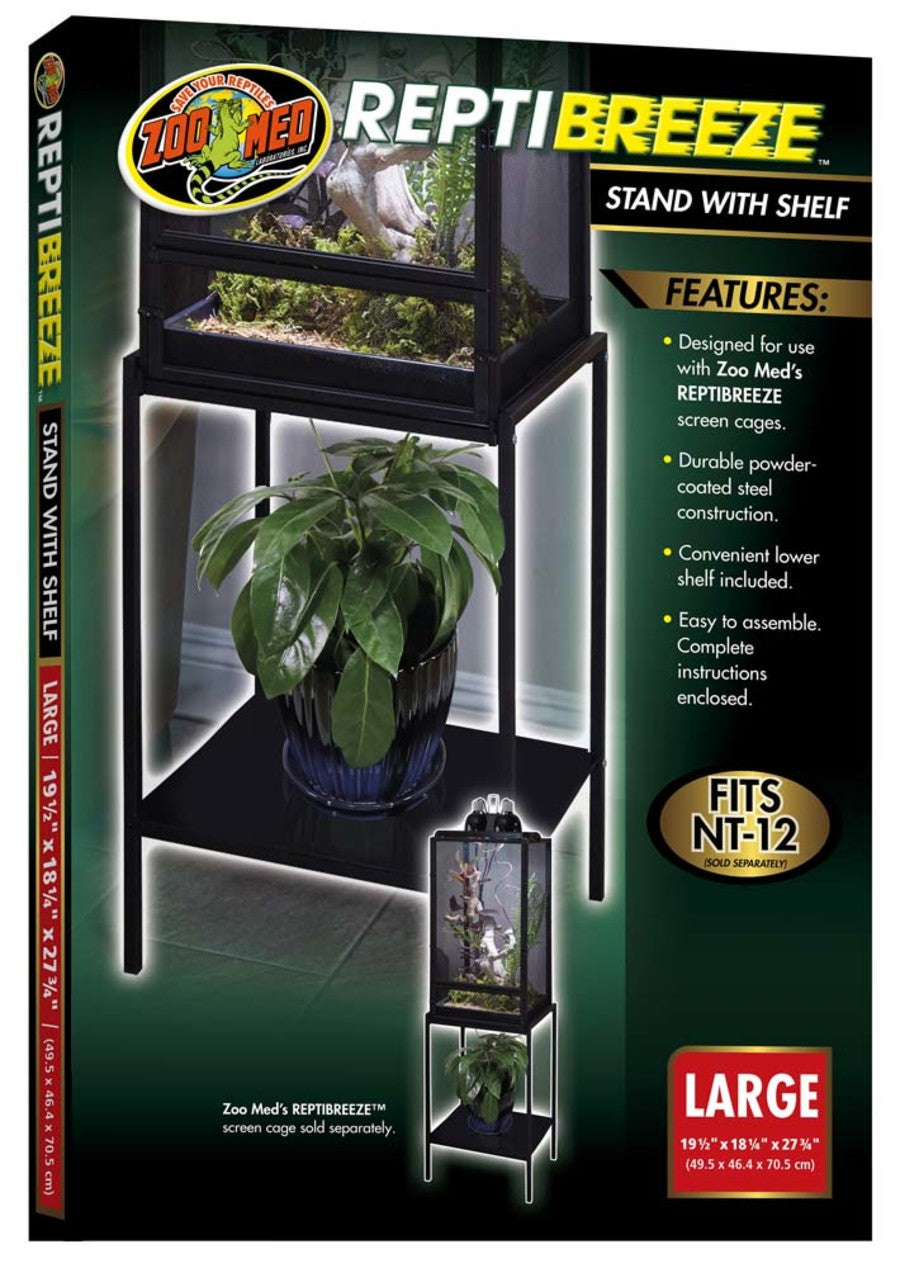 Zoo Med ReptiBreeze Stand with Shelf