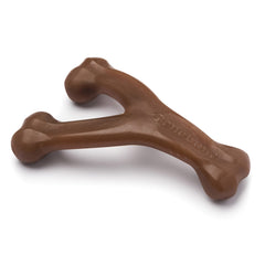 Benebone Wishbone Durable Dog Chew Toy for Aggressive Chewers, Real Peanut, Made in USA, for Any breed