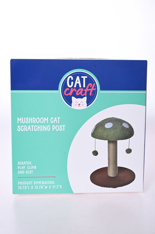 Cat Craft Mushroom Cat Scratching Post