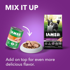Iams Advanced Health Adult Healthy Digestion Dry Dog Food with Real Chicken
