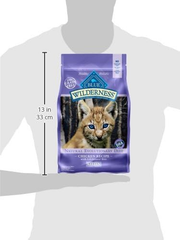 Blue Buffalo Wilderness Natural Kitten Dry Cat Food, with DHA and ARA to Support Brain and Eye Development, High-Protein and Grain-Free Diet, Chicken