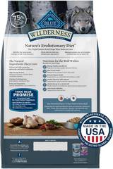 Blue Buffalo Wilderness Adult High-Protein Dry Dog Food Wholesome Grains Natural Ingredients