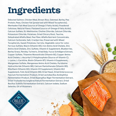 Blue Buffalo Tastefuls Natural Dry Food for Adult Indoor Cats, Salmon & Brown Rice Recipe