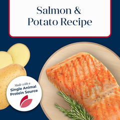 Blue Buffalo Basics Grain-Free Dry Dog Food for Adult Dogs, Limited Ingredient Diet, Salmon Recipe