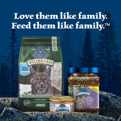 Blue Buffalo Wilderness Nature's Evolutionary Diet High-Protein, Grain-Free Natural Dry Food for Adult Cats, Duck