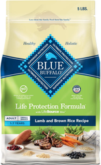 Blue Buffalo Life Protection Formula Adult Small Breed Dry Dog Food, Supports High Energy Needs, Made with Natural Ingredients, Lamb & Brown Rice Recipe