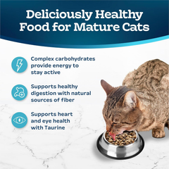 Blue Buffalo Tastefuls Adult 7+ Natural Dry Cat Food, Chicken