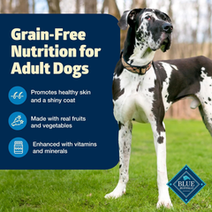 Blue Buffalo Freedom Grain-Free Dry Dog Food, Complete & Balanced Nutrition for Adult Dogs, Made in the USA With Natural Ingredients, Chicken & Potatoes