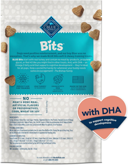 Blue Buffalo Bits Soft Dog Treats for Training, Made With Natural Ingredients & Enhanced with DHA, Turkey Recipe