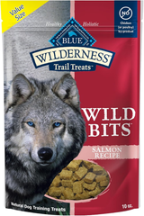 Blue Buffalo Wilderness Trail Treats Wild Bits Training Treats for Dogs, Grain-free Dog Treats, Salmon Recipe