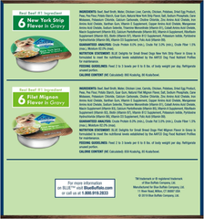 Blue Buffalo Delights Natural Adult Small Breed Wet Dog Food, Variety Pack, Made with Natural Ingredients, Filet Mignon & New York Strip Recipe in Hearty Gravy