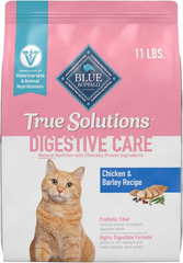 Blue Buffalo True Solutions Digestive Care Natural Dry Cat Food for Adult Cats, Chicken